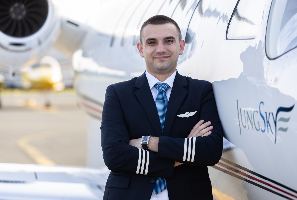 FO Stjepan Marijan: "It's impossible not to fall in love with business aviation"